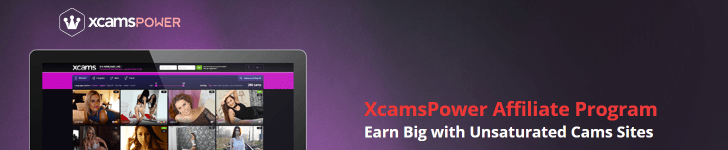 XCamsPower (or CamsPower) is a leading European adult affiliate program for sites like XCams. It offers up to 60% lifetime revshare or €30 PPS.