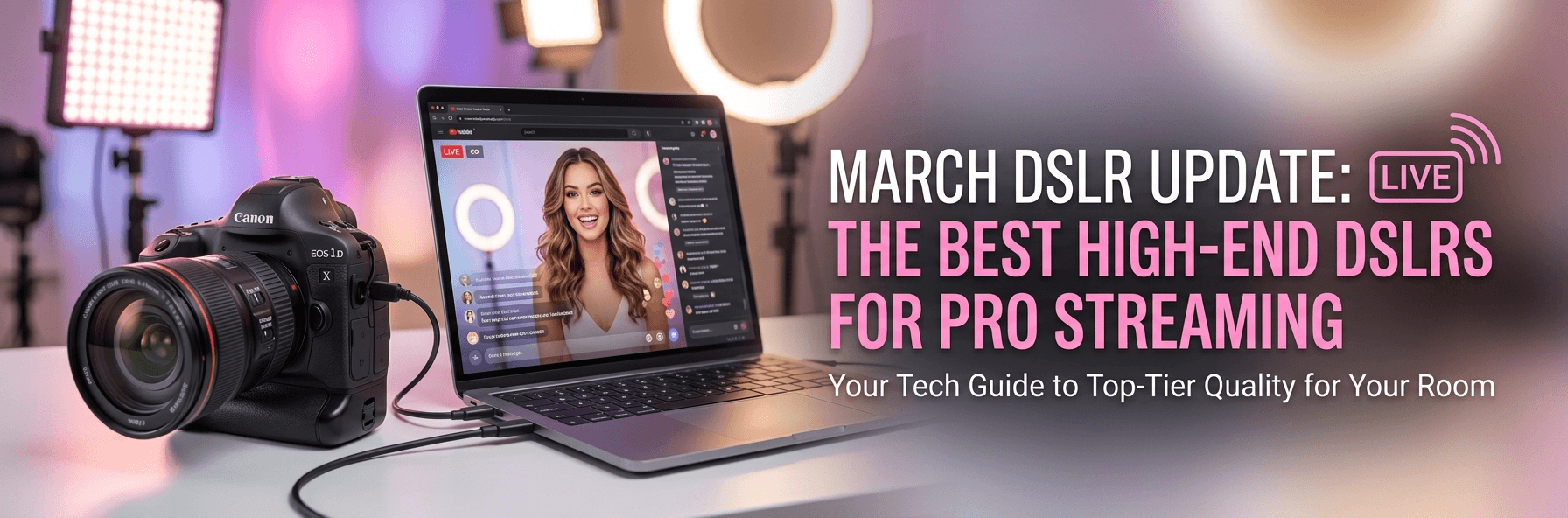 March DSLR Update: The Best High-End DSLRs for Pro Streaming News Image